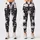 Playful White Cats on Charcoal for Yoga, Pilates, and Everyday City Adventures Leggings - 1