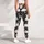 Playful White Cats on Charcoal for Yoga, Pilates, and Everyday City Adventures Leggings - 5