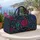 Jewel-Toned Rose and Gold Florals for Romantic Getaways and Weekend Escapes Quilted Weekend Bag - 5