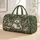 White Bear Among Snowy Pines and Gifts for Cozy Winter Holiday Getaways and Travel Quilted Weekend Bag - 1