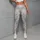 Silver Ripple Waves for Yoga, Pilates, Commuting and Everyday Activewear Leggings - 5