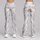 Silver Ripple Waves for Yoga, Pilates, Commuting and Everyday Activewear Leggings - 9