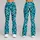 Aqua Leopard Spots for Yoga, Pilates, and Everyday City Style Leggings - 9