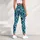 Aqua Leopard Spots for Yoga, Pilates, and Everyday City Style Leggings - 5