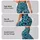 Aqua Leopard Spots for Yoga, Pilates, and Everyday City Style Leggings - 2