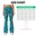 Aqua Leopard Spots for Yoga, Pilates, and Everyday City Style Leggings - 7