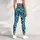Aqua Leopard Spots for Yoga, Pilates, and Everyday City Style Leggings - 5