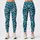 Aqua Leopard Spots for Yoga, Pilates, and Everyday City Style Leggings - 1