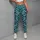 Aqua Leopard Spots for Yoga, Pilates, and Everyday City Style Leggings - 4