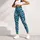 Aqua Leopard Spots for Yoga, Pilates, and Everyday City Style Leggings - 6