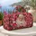 Pink Santa And Holly Holiday Cheer For Cozy Christmas Travel And Festive Getaways Quilted Weekend Bag - 5