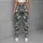 Green And White Camouflage For Yoga, Pilates And Everyday Activewear Leggings - 6