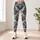 Green And White Camouflage For Yoga, Pilates And Everyday Activewear Leggings - 4
