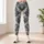 Green And White Camouflage For Yoga, Pilates And Everyday Activewear Leggings - 6