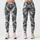 Green And White Camouflage For Yoga, Pilates And Everyday Activewear Leggings - 1