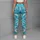 White Coconut Palms on Turquoise for Yoga, Pilates, and Island Escapes Leggings - 6