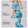 White Coconut Palms on Turquoise for Yoga, Pilates, and Island Escapes Leggings - 2
