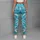 White Coconut Palms on Turquoise for Yoga, Pilates, and Island Escapes Leggings - 5