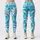 White Coconut Palms on Turquoise for Yoga, Pilates, and Island Escapes Leggings - 1