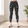Charcoal Chalk Hearts for Yoga, Pilates, Studio Sessions and Everyday Errands for Women Leggings - 4