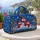 Snowman Family and Snowflakes for Cozy Winter Travel and Festive Holiday Getaways Quilted Weekend Bag - 5