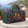 Colorful Patchwork Cats for Weekend Getaways, Beach Days and Park Adventures for Cat Lovers Quilted Weekend Bag - 5