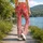 Coral Hand-Drawn Hearts for Yoga, Running, and Everyday Fitness for Women Leggings - 12