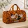 Cute Ghosts, Black Cat And Pumpkins For Cozy Halloween Travel And Autumn Getaways Quilted Weekend Bag - 4