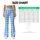Sky Blue And White Gingham Checks For Yoga, Pilates And Everyday Active Style For Women Leggings - 7