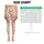 Rust Red Wildflower Scatter for Yoga, Pilates and Everyday Outings Leggings - 1