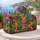 Smiling Giraffes in Bright Safari Colors for Playful City Days and Weekend Getaways Quilted Weekend Bag - 5