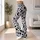 Black White Spotted Motif For Yoga Pilates And Everyday Activewear Style Leggings - 11