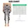 Black White Spotted Motif For Yoga Pilates And Everyday Activewear Style Leggings - 3