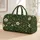Cream Wildflowers and Sage Vines for Woodland Walks, Travel and Relaxed Beach Days Quilted Weekend Bag - 1