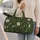 Cream Wildflowers and Sage Vines for Woodland Walks, Travel and Relaxed Beach Days Quilted Weekend Bag - 2