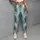 Teal Peacock Feathers for Yoga, Pilates, Travel, and Everyday Style Leggings - 5