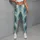 Teal Peacock Feathers for Yoga, Pilates, Travel, and Everyday Style Leggings - 4