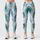 Teal Peacock Feathers for Yoga, Pilates, Travel, and Everyday Style Leggings - 1