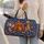 Cheerful Elephant Turkey And Giraffe Autumn Parade For Family Travel Adventures And Trips Quilted Weekend Bag - 2