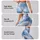 Blue Gray Sky Cloud Wash for Yoga Pilates Travel and Everyday Athleisure Wear Women Leggings - 8