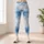 Blue Gray Sky Cloud Wash for Yoga Pilates Travel and Everyday Athleisure Wear Women Leggings - 4