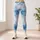 Blue Gray Sky Cloud Wash for Yoga Pilates Travel and Everyday Athleisure Wear Women Leggings - 6