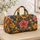 Oversized Tropical Blooms for Sunny Seaside Getaways and Relaxed Summer Travel Days Quilted Weekend Bag - 4