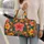 Oversized Tropical Blooms for Sunny Seaside Getaways and Relaxed Summer Travel Days Quilted Weekend Bag - 2