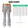 Silver Gray Tiny Blooms And Geometric Lattice For Yoga Pilates And Everyday Athleisure Leggings - 7