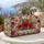 Red Poppy, Wheat and Berry Garden for Relaxed Weekend Getaways and Autumn Travel Quilted Weekend Bag - 5