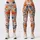 Peach and Navy Wildflower Blooms for Yoga, Pilates and Everyday Wellness for Women Leggings - 3