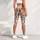 Peach and Navy Wildflower Blooms for Yoga, Pilates and Everyday Wellness for Women Leggings - 6