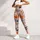 Peach and Navy Wildflower Blooms for Yoga, Pilates and Everyday Wellness for Women Leggings - 5