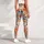 Peach and Navy Wildflower Blooms for Yoga, Pilates and Everyday Wellness for Women Leggings - 4